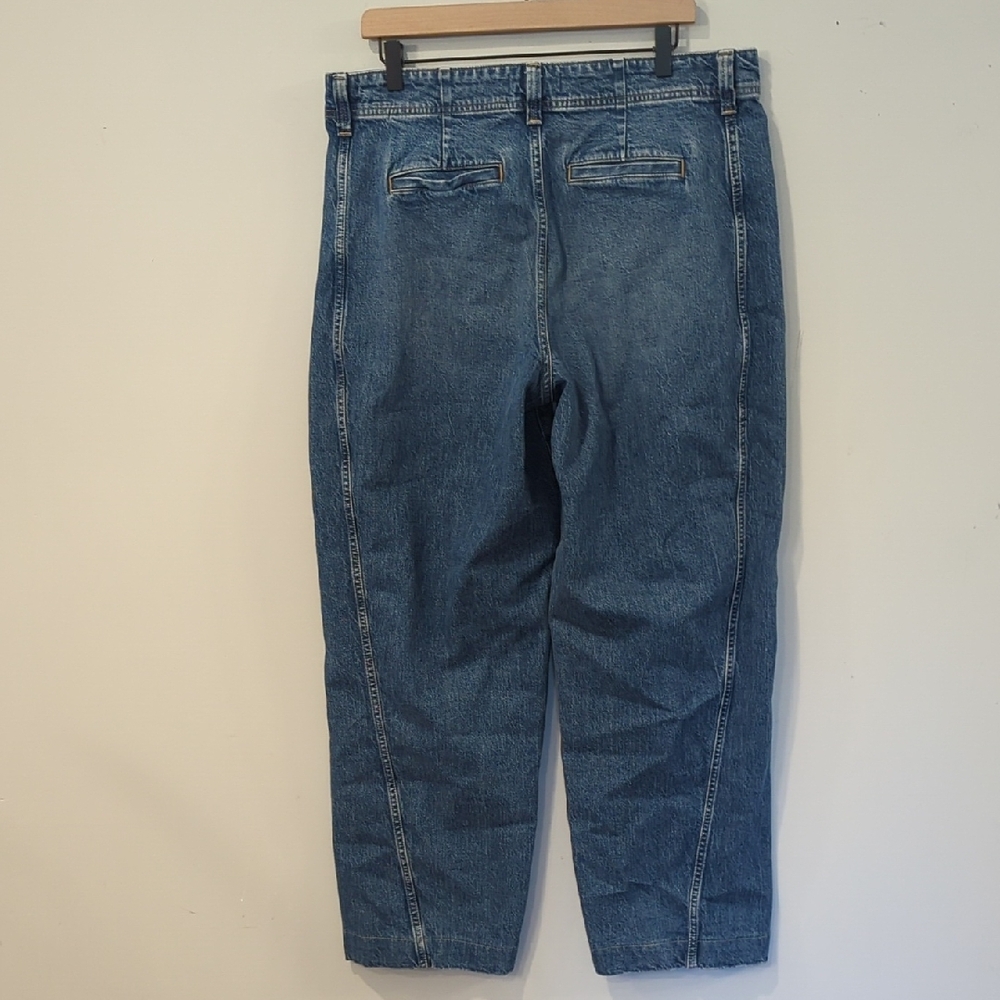 Madewell Tapered Denim Trousers‎ size 32 $148 image 6